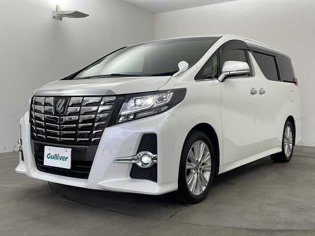 トヨタ アルファード S Cパッケージ 兵庫県 2015(平27)年 7.3万km ホワイトパールクリスタルシャイン ・純正ナビ/SD/USB/BT/TV/・JBLプレミアムサウンド/・バックカメラ/・ビルトインETC/・両側パワースライドドア/・パワーバックドア/・プリクラッシュセーフティ/・レーダークルーズコントロール/・インテリジェントクリアランスソナー/・インテリジェントパーキングアシスト/・電子パーキング/・オートホールド/・ハーフレザーシート/・前席パワーシート/・運転席メモリーシート/・2列目オットマン/・ステアリングヒーター/・革巻きステアリング/・MTモード付AT/・nanoe/・デュアルオートエアコン/・防眩ミラー/・純正フロアマット/・スマートキー/・スペアキー
