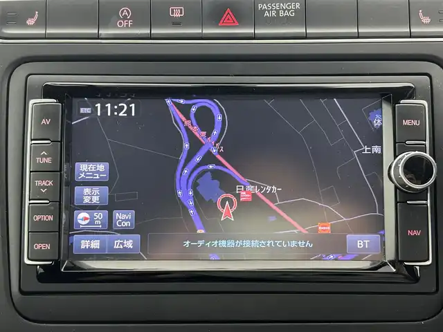 フォルクスワーゲン ポロ TSIハイライン 熊本県 2017(平29)年 4.3万km 赤 純正ナビ（ＣＤ・ＤＶＤ・フルセグ・ＢＴ・ＳＤ）/社外前後ドライブレコーダー　/ビルトインＥＴＣ　/レーダークルーズコントロール/前席シートヒーター/アイドリングストップ　/横滑り防止　/パドルシフト/純正フロアマット/純正16インチAW/オートライト/LEDヘッドライト/フォグランプ/電動格納ミラー/リモコンキー