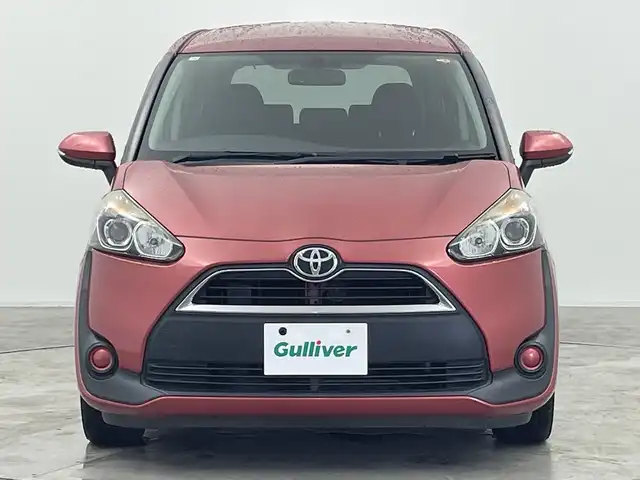 トヨタ シエンタ X 群馬県 2016(平28)年 7.3万km レッドマイカM 社外ＳＤナビ　バックカメラ　フルセグ　Ｂｌｕｅｔｏｏｔｈ　片側電動スライドドア　スマートキー　プッシュスタート　社外１５インチアルミホイール　ビルトインＥＴＣ　アイドリングストップ　横滑り防止　ＡＢＳ