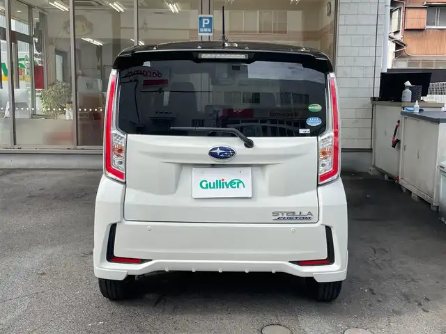 スバル ステラ カスタム RS スマートアシスト 愛知県 2017(平29)年 2.9万km パールⅡ /当店買取/1オーナー/禁煙//純正8インチナビNSZP-X67D//バックカメラ//スマートアシスト//USB/HDMI//ハーフレザー//運転席シートヒーター//パール2トン＆黒ルーフ（X99)//純正15AW//LEDヘッド/フォグ//Aストップ/革巻きステアリング/ETC//保証書/取説/ナビ取説/スペアキー