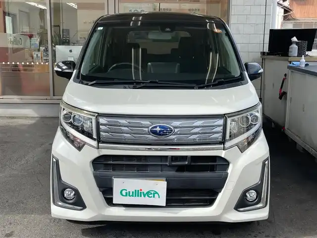 スバル ステラ カスタム RS スマートアシスト 愛知県 2017(平29)年 2.9万km パールⅡ /当店買取/1オーナー/禁煙//純正8インチナビNSZP-X67D//バックカメラ//スマートアシスト//USB/HDMI//ハーフレザー//運転席シートヒーター//パール2トン＆黒ルーフ（X99)//純正15AW//LEDヘッド/フォグ//Aストップ/革巻きステアリング/ETC//保証書/取説/ナビ取説/スペアキー