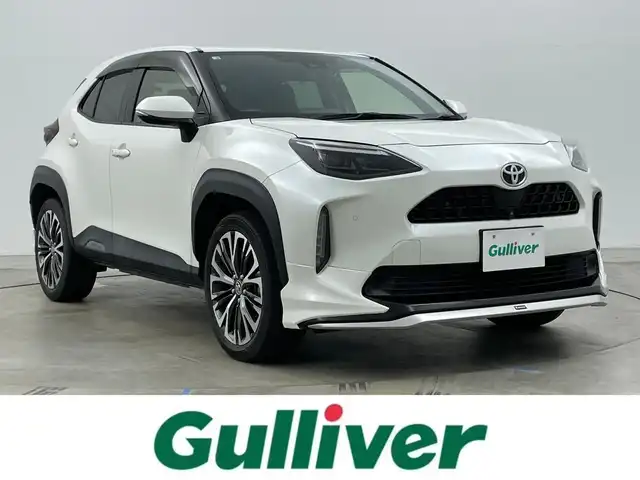 トヨタ ヤリスクロス Z 岡山県 2020(令2)年 5.7万km ホワイトパールクリスタルシャイン 純正８インチディスプレイオーディオ/（フルセグ/BT/USB/AppleCarplay)/全方位カメラ/モデリスタエアロ(前/後）/ドライブレコーダー（前/後）/ビルトインＥＴＣ/追従型クルーズコントロール/LEDヘッドライト/オートハイビーム/純正１８インチＡＷ/パワーシート（運転席）/コーナーセンサー（前/後）/踏み間違い防止/衝突軽減ブレーキ/レーンキープアシスト/ハーフレザー/シートヒーター（運転席/助手席）/オートブレーキホールド/禁煙車/純正フロアマット/純正18インチAW/スマートキー×2