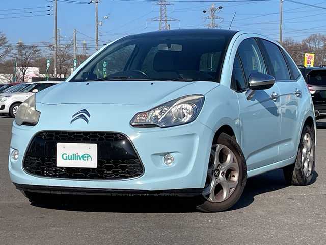 シトロエン Ｃ３ エアプレイ 道央・札幌 2011(平23)年 13.3万km ライトブルー 純正オーディオ/AM/FM/AUX/横滑り防止装置/クルーズコントロール/ETC/SPORTMODE/SNOWMODE/MTモード付AT/リモコンキー/ハロゲンヘッドライト/フォグランプ/ヘッドライトレベライザー/純正フロアマット/冬タイヤ積込（ゴムのみ）/205/55/R16/2023年/山6mm