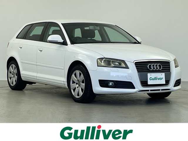 アウディ Ａ３ スポーツバック 1．4 TFSI 岐阜県 2009(平21)年 13.5万km アイビスホワイト Audi concert オーディオ/FM/AM/DVD/AUX/社外ETC/純正16インチAW/LEDオートライト/フォグランプ/本革巻きステアリング/社外フロアマット/電動格納ミラー/スマートキー