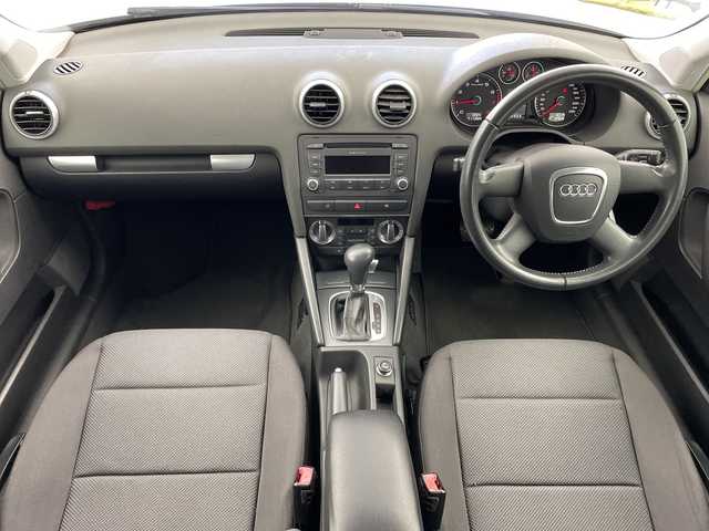 アウディ Ａ３ スポーツバック 1．4 TFSI 岐阜県 2009(平21)年 13.5万km アイビスホワイト Audi concert オーディオ/FM/AM/DVD/AUX/社外ETC/純正16インチAW/LEDオートライト/フォグランプ/本革巻きステアリング/社外フロアマット/電動格納ミラー/スマートキー