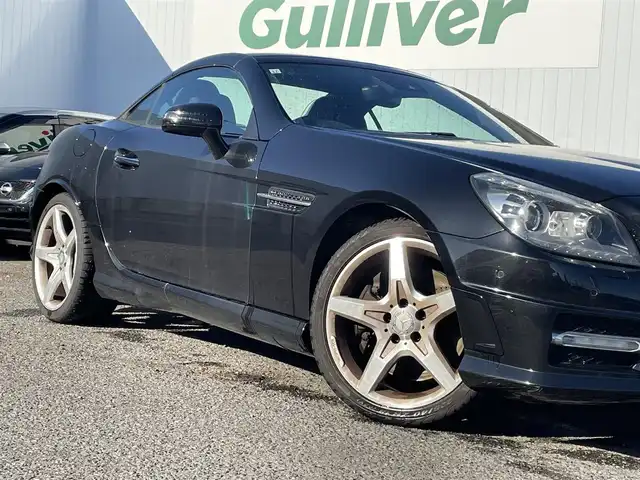 メルセデス・ベンツ ＳＬＫ２００ ブルーエフィシェンシースポーツ 福島県 2011(平23)年 4.4万km オブシディアンブラック 純正ナビ/フルセグＴＶ/ＣＤ/ＤＶＤ/ＦＭ・ＡＭ/電動オープン/レザーシート/シートヒーター/メモリーシート/パワーシート/ＥＴＣ/純正フロアマット/純正１８インチアルミ/ＨＩＤヘッドライト
