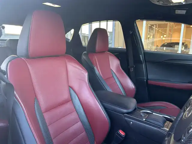 レクサス ＮＸ 300 Fスポーツ 福岡県 2018(平30)年 9.6万km ソニッククォーツ ワンオーナー/サンルーフ/Ｌｅｘｕｓｓａｆｅｔｙｓｙｓｔｅｍ＋/レーダークルーズコントロール/レーンキープアシスト/三眼ＬＥＤ　/赤革シート/前席ベンチレーション　/前席シートヒーター/純正ナビ/フルセグTV/全方位カメラ/ハンドルヒーター/パワーバックドア　/前後ドライブレコーダー/純正18インチアルミホイール/ETC/取扱説明書/保証書/スペアキー/カードキー