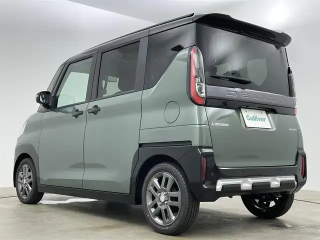三菱 デリカミニ T プレミアム 岡山県 2025(令7)年 0.1万km未満 アメジストブラック 届出済未使用車/マイパイロット/両側電動スライド　/アラウンドビューモニター/シートヒーター/ステアリングヒーター/純正９インチディスプレイオーディオ/（Ｂｌｕｅｔｏｏｔｈ/Carplay)/LEDヘッドライト(Auto)/フォグランプ/純正15inアルミホイール+サマータイヤ：装着/パドルシフト/衝突被害軽減ブレーキシステム/踏み間違い衝突防止アシスト/車線逸脱警報機能/ステアリングスイッチ/プッシュスタート/コーナーセンサー/新車保証書/取扱説明書/スペアキー×１