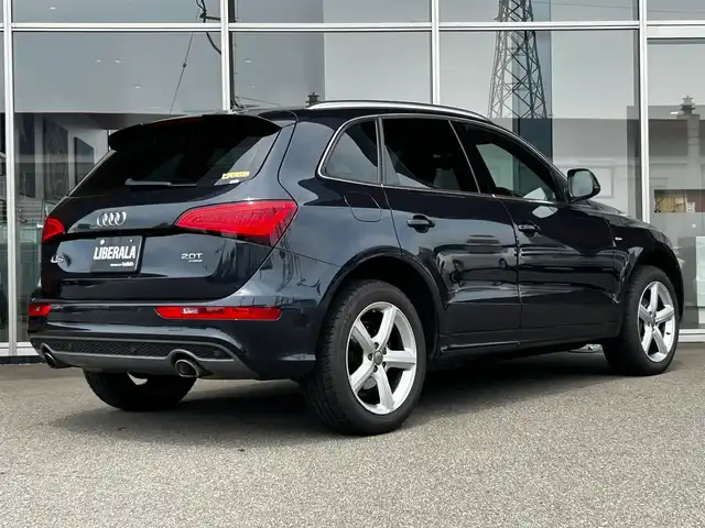 アウディ Ｑ５ 2．0 TFSI クワトロ Sライン 富山県 2014(平26)年 7.7万km 青 Sline/フルセグテレビ/バックカメラ/アイドリングストップ/クルーズコントロール/ETC/Bluetooth接続/HDDナビ/コーナーセンサー/ダウンヒルアシストコントロール/DVD再生/前後ドラレコ/パワーバックドア