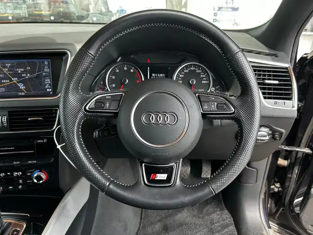 アウディ Ｑ５ 2．0 TFSI クワトロ Sライン 富山県 2014(平26)年 7.7万km 青 Sline/フルセグテレビ/バックカメラ/アイドリングストップ/クルーズコントロール/ETC/Bluetooth接続/HDDナビ/コーナーセンサー/ダウンヒルアシストコントロール/DVD再生/前後ドラレコ/パワーバックドア