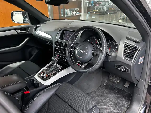 アウディ Ｑ５ 2．0 TFSI クワトロ Sライン 富山県 2014(平26)年 7.7万km 青 Sline/フルセグテレビ/バックカメラ/アイドリングストップ/クルーズコントロール/ETC/Bluetooth接続/HDDナビ/コーナーセンサー/ダウンヒルアシストコントロール/DVD再生/前後ドラレコ/パワーバックドア