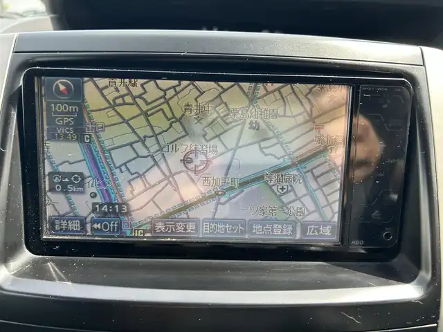 トヨタ ヴォクシー ZS 煌 東京都 2008(平20)年 13.3万km ダークバイオレットマイカメタリック 純正HDDナビ/　フルセグTV/CD/DVD/AUX/ミュージックサーバー/バックカメラ/フリップダウンモニター/ビルトインETC/パドルシフト/オートライト/純正16インチアルミホイール/純正フロアマット/両側パワースライドドア/パワーステアリング/パワーウィンドウ/LEDライト/フォグランプ/プッシュスタート/電動格納ミラー/ドアバイザー/スマートキー×2/保証書/点検記録簿/取扱説明書/スペアキー