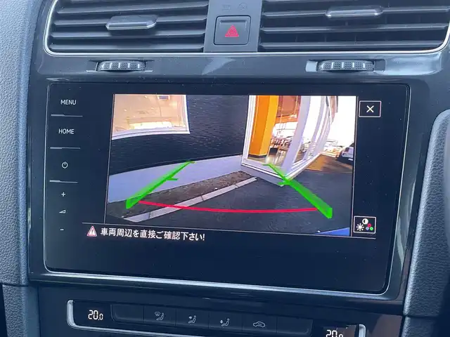 フォルクスワーゲン ゴルフ ヴァリアント TSI コンフォートライン テックエディション 山梨県 2019(平31)年 4万km アトランティックブルーM プリクラッシュブレーキシステム/8インチ純正メモリナビ/　　CD/DVD/AM/FM/BT/SD/AUX/USB/　　applecarplay/androidauto/バックモニター/アダプティブクルーズコントロール/LEDオートライト/17インチ純正アルミホイール付/パドルシフト/アイドリングストップ/電動パーキングブレーキ/オートブレーキホールド/ステアリングスイッチ/ミラーヒーター/ドライブレコーダー/トノカバー/スペアキー/スマートキー/ETC2.0