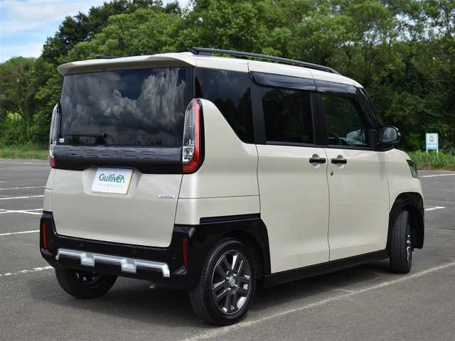 三菱 デリカミニ G プレミアム 福岡県 2024(令6)年 1.4万km ナチュラルアイボリーメタリック ワンオーナー/メモリーナビ/フルセグ/CD/DVD/BT/マルチアラウンドモニター/マイパイロット/ステアリングヒーター/ステアリングスイッチ/純正15インチアルミホイール/純正LEDヘッドライト/前後ドライブレコーダー/ハーフレザーシート/両側パワースライドドア/レーダークルーズコントロール/ルーフレール/プッシュスタート/スマートキー×2/フロアマット/ドアバイザー/ETC/新車時保証書/取扱説明書