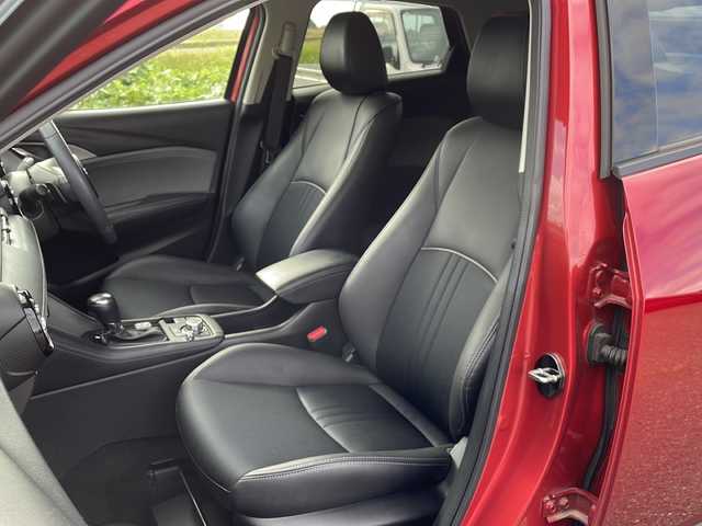マツダ ＣＸ－３ 20SプロアクティブSパッケージ 新潟県 2019(令1)年 5.3万km ソウルレッドクリスタルM 4WD/純正SDナビ/CD/DVD/BT/フルセグテレビ/全方位カメラ/ETC/ドライブレコーダー/衝突被害軽減ブレーキ/レーンキープアシスト/レーダークルーズコントロール/半革シート/運転席パワーシート/シートヒーター /ステアリングヒーター/ステアリングスイッチ/パドルシフト/コーナーセンサー/スマートキー/プッシュスタート/LEDヘッドライト/オートライト/オートハイビーム/フォグランプ/純正18インチアルミホイール