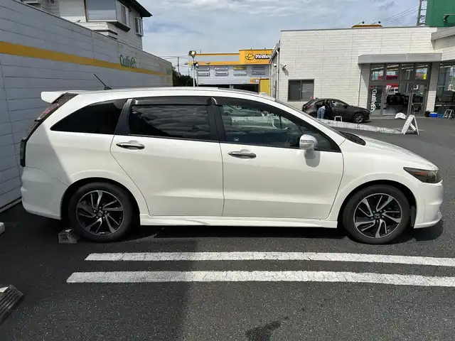 ホンダ ストリーム RSZ HDDナビパッケージ 埼玉県 2010(平22)年 11.5万km プレミアムホワイトパール 社外ナビ/フルセグテレビ/Bluetooth接続/サンルーフ/純正フロアマット/純正アルミホイール/パドルシフト/DVD再生/ドアバイザー/AAC/ABS/PS/PW/ドライブレコーダー/