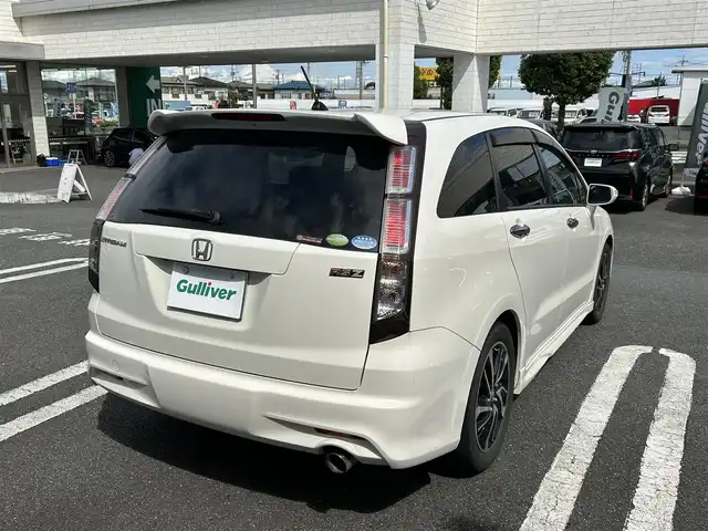ホンダ ストリーム RSZ HDDナビパッケージ 埼玉県 2010(平22)年 11.5万km プレミアムホワイトパール 社外ナビ/フルセグテレビ/Bluetooth接続/サンルーフ/純正フロアマット/純正アルミホイール/パドルシフト/DVD再生/ドアバイザー/AAC/ABS/PS/PW/ドライブレコーダー/