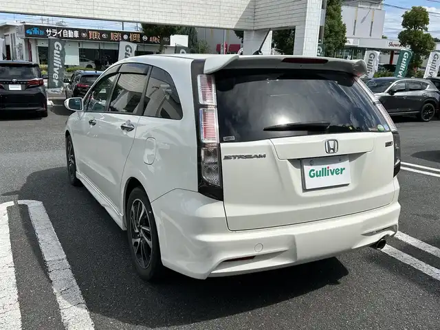 ホンダ ストリーム RSZ HDDナビパッケージ 埼玉県 2010(平22)年 11.5万km プレミアムホワイトパール 社外ナビ/フルセグテレビ/Bluetooth接続/サンルーフ/純正フロアマット/純正アルミホイール/パドルシフト/DVD再生/ドアバイザー/AAC/ABS/PS/PW/ドライブレコーダー/