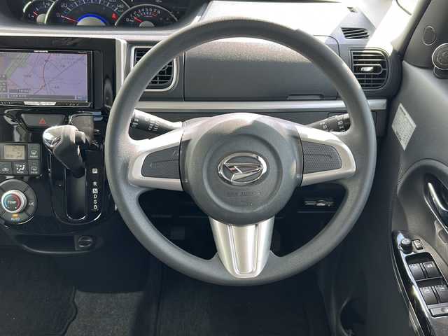 ダイハツ タント カスタム X 山形県 2014(平26)年 9万km ブラックマイカメタリック 禁煙車/4WD/社外SDナビ/（Bluetooth/CD/DVD/フルセグ)/片側パワースライドドア/LEDオートライト/フォグランプ/ETC/社外AW/純正フロアット/社外AWスタッドレス(155/65/R14・6mm)4本積載/電動格納ウィンカーミラー/スマートキー/エンジンスターター/ドアバイザー/記録簿/取扱説明書/保証書