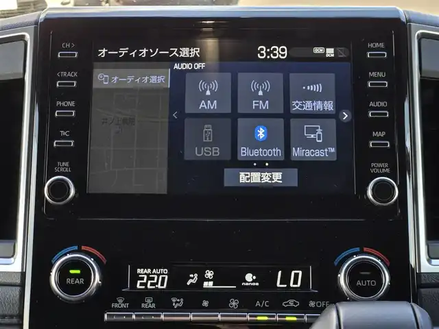 トヨタ グランエース プレミアム 鹿児島県 2023(令5)年 0.4万km ブラック トヨタセーフティセンス　/パノラミックビューモニター　/後席フリップダウンモニター　/デジタルインナーミラー　/ＴＶキャンセラー　/ブラインドスポットモニター　/全席シートヒーター　/全席パワーシート/両側パワースライドドア/レーダークルーズコントロール/純正メモリーナビ/Bluetoothオーディオ/フルセグテレビ/肩口パワースイッチ/パーキングアシストセンサー/プリクラッシュセーフティ/ロードサインアシスト/パーキングアシストサイン/リヤクロストラフィックアラート/エグゼクティブシート/純正アルミホイール(17インチ)/エアバッグ(W+サイド)/カーテンエアバッグ/プッシュスタート/スマートキー