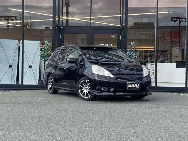 ホンダ フィット シャトル ハイブリッド スマートセレ 福岡県 2012(平24)年 9.2万km クリスタルブラックパール ・社外ナビ/iPod/USB/・SDオーディオ/SDビデオ/・バックカメラ/・DTV/・ETC/・社外16AW