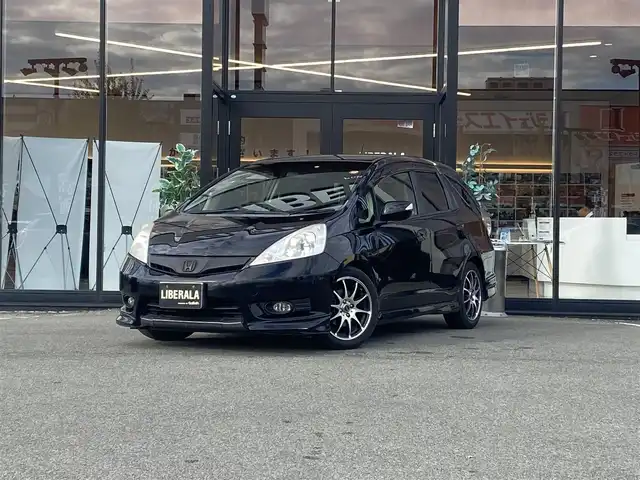 ホンダ フィット シャトル ハイブリッド スマートセレ 福岡県 2012(平24)年 9.2万km クリスタルブラックパール ・社外ナビ/iPod/USB/・SDオーディオ/SDビデオ/・バックカメラ/・DTV/・ETC/・社外16AW