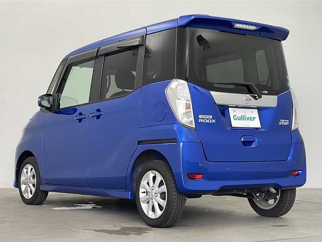 日産 デイズ ルークス ハイウェイスターX 鹿児島県 2020(令2)年 5万km オーシャンブルーP 純正ナビ/（AM/FM/CD/Bluetooth）/フルセグTV/アラウンドビューモニター/片側パワースライドドア/エマージェンシーブレーキ/コーナーセンサー/LEDヘッドライト/フォグライト/リアサーキュレーター/レーンキープアシスト/純正フロアマット/ドアバイザー/スマートキー/エンジンプッシュスタート