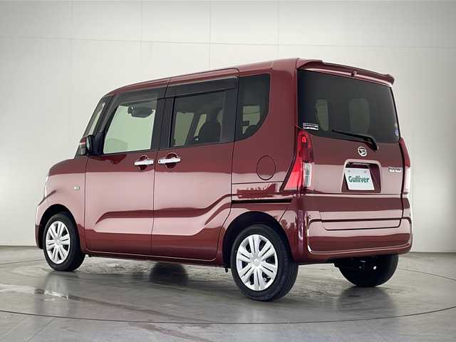 ダイハツ タント X セレクション 宮崎県 2020(令2)年 1.9万km ファイアークォーツレッドM 禁煙車/衝突被害軽減ブレーキ/純正ナビTV/（NMZK-W71D/CD/DVD/Bluetooth/フルセグTV)/純正セキュリティアラーム/純正ドライブレコーダー/純正ルーフエンドスポイラー/純正LEDオートライト/純正フロアマット/左側電動スライドドア/全方位モニター/クリアランスソナー/オートエアコン/前席シートヒーター/オート電動格納ミラー/リアプライバシーガラス/スマートキー/プッシュエンジンスタート