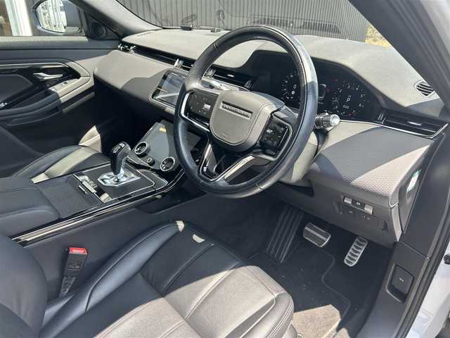 ランドローバー レンジローバーイヴォーク Rダイナミック S 福岡県 2021(令3)年 3.3万km ユーロンホワイト アダプティブクルーズコントロール/ブラインドスポットモニター/レーンキープアシスト/純正ナビ/Applecarplay/androidauto/Bluetooth/全方位カメラ/黒革シート/シートヒーター/LEDヘッドライト/オートハイビーム/パワーバックドア/ハンドルヒーター/ステアリングスイッチ/前後ドライブレコーダー/純正20インチアルミホイール/ETC