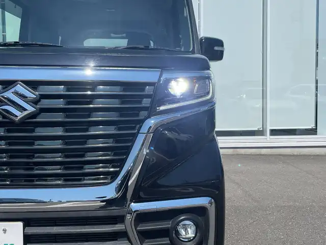 スズキ スペーシア カスタム HYBRID GS 神奈川県 2021(令3)年 4.7万km ブルーイッシュブラックパール3 社外ナビゲーション/Bluetooth/DVD/CD/ワンセグTV/バックカメラ/USB/シートヒーター/片側パワースライドドア/クルーズコントロール/ドライブレコーダー/コーナーセンサー/ウィンカーミラー/保証書/取扱説明書/スペアキー