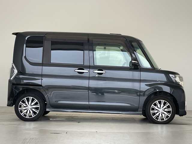 ダイハツ タント カスタム X トップED SAⅡ 島根県 2016(平28)年 4万km ブラックマイカメタリック 純正ナビ/パワースライドドア/バックカメラ/コーナーセンサー/純正アルミホイール/LEDヘッドライト/ドライブレコーダー/衝突軽減システム/ETC/ステアリングスイッチ/スマートキー/プッシュスタート