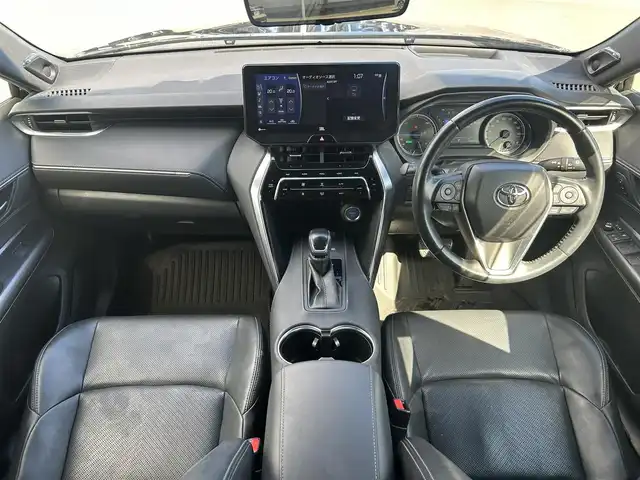 トヨタ ハリアー ハイブリッド Z レザーパッケージ 岡山県 2020(令2)年 8.2万km プレシャスブラックパール 登録時走行距離82062km/モデリスタフルエアロ/JBLプレミアムサウンドシステム/純正12.3インチナビ/フルセグTV(AM.FM.TV.BT)/全方位カメラ/ETC2.0/ブラインドスポットモニター/デジタルインナーミラー/ドライブレコーダー/シートヒーター（D+N席）/エアシート（D+N席）/ステアリングヒーター/本革巻きステアリング/クリアランスソナー/衝突軽減ブレーキ/横滑り防止装置/クルーズコントロール(追従走行あり)/車線逸脱警報（レーンキープアシスト）/オートライト/オートマチックハイビーム/アイドリングストップ/電動リアゲート/19インチ純正AW/レザーシート/D+N席パワーシート