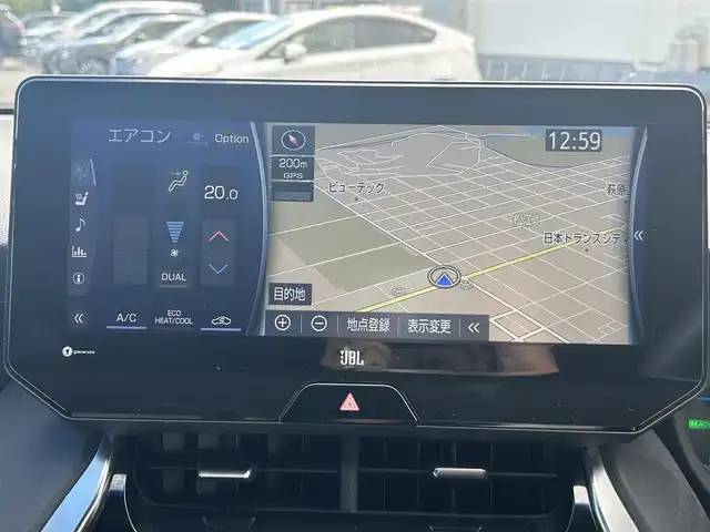 トヨタ ハリアー ハイブリッド Z レザーパッケージ 岡山県 2020(令2)年 8.2万km プレシャスブラックパール 登録時走行距離82062km/モデリスタフルエアロ/JBLプレミアムサウンドシステム/純正12.3インチナビ/フルセグTV(AM.FM.TV.BT)/全方位カメラ/ETC2.0/ブラインドスポットモニター/デジタルインナーミラー/ドライブレコーダー/シートヒーター（D+N席）/エアシート（D+N席）/ステアリングヒーター/本革巻きステアリング/クリアランスソナー/衝突軽減ブレーキ/横滑り防止装置/クルーズコントロール(追従走行あり)/車線逸脱警報（レーンキープアシスト）/オートライト/オートマチックハイビーム/アイドリングストップ/電動リアゲート/19インチ純正AW/レザーシート/D+N席パワーシート