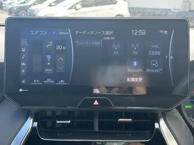 トヨタ ハリアー ハイブリッド Z レザーパッケージ 岡山県 2020(令2)年 8.2万km プレシャスブラックパール 登録時走行距離82062km/モデリスタフルエアロ/JBLプレミアムサウンドシステム/純正12.3インチナビ/フルセグTV(AM.FM.TV.BT)/全方位カメラ/ETC2.0/ブラインドスポットモニター/デジタルインナーミラー/ドライブレコーダー/シートヒーター（D+N席）/エアシート（D+N席）/ステアリングヒーター/本革巻きステアリング/クリアランスソナー/衝突軽減ブレーキ/横滑り防止装置/クルーズコントロール(追従走行あり)/車線逸脱警報（レーンキープアシスト）/オートライト/オートマチックハイビーム/アイドリングストップ/電動リアゲート/19インチ純正AW/レザーシート/D+N席パワーシート