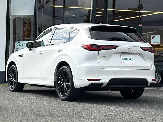マツダ ＣＸ－６０ XD HV プレミアムスポーツ 大阪府 2023(令5)年 2.1万km ロジウムホワイトプレミアムメタリック １オーナー　サンルーフ　衝突軽減　１２．３コネクトディスプレイ　ＢＯＳＥ　全方位カメラ　フルセグＴＶ　ＨＤＭＩ　Bluetooth　茶革シート　パワーシート　温冷席　シートメモリ　ハンドルヒーター　レーダークルコン　ＢＳＭ　ＥＴＣ　パドルシフト　前後ドライブレコーダー　LEDヘッドライト　置くだけ充電　純正フロアマット　純正アルミホイール　プッシュスタート　スマートキー　スペアキー　取扱説明書　保証書