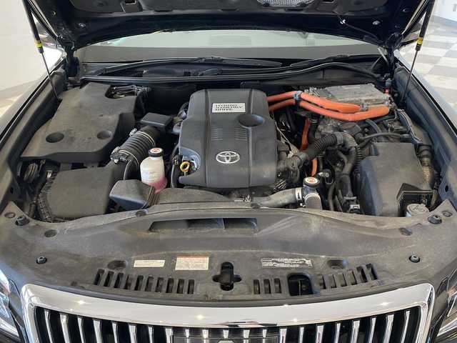 トヨタ クラウン マジェスタ Four 福井県 2017(平29)年 19.7万km ブラック ワンオーナー/純正ナビ/フルセグTV/BD/DVD/CD/BT/AUX/SD/バック・サイドカメラ/レーダークルーズコントロール/ブラインドスポットモニター/プリクラッシュセーフティ/レーンディパーチャーアラート/クリアランスソナー/オートハイビーム/ビルトインETC2.0/ドライブレコーダー/ステアリングヒーター/全席シートヒーター/エアシート/レザーシート/パワーシート/オートライト/LEDヘッドライト/純正17インチアルミホイール