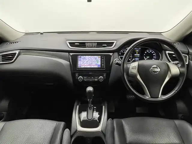 日産 エクストレイル 20X 道東・釧路十勝 2014(平26)年 10.3万km ダイヤモンドブラック 社外ナビ/フルセグTV/CD/DVD/バックカメラ/ETC/シートヒーター/オートライト/LEDヘッドライト/純正アルミホイール/フロアマット/ドアバイザー/電動格納ミラー/スマートキー