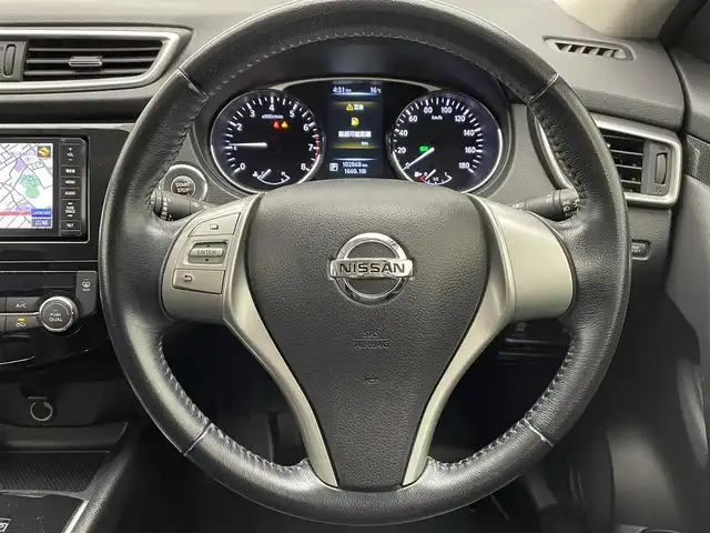 日産 エクストレイル 20X 道東・釧路十勝 2014(平26)年 10.3万km ダイヤモンドブラック 社外ナビ/フルセグTV/CD/DVD/バックカメラ/ETC/シートヒーター/オートライト/LEDヘッドライト/純正アルミホイール/フロアマット/ドアバイザー/電動格納ミラー/スマートキー