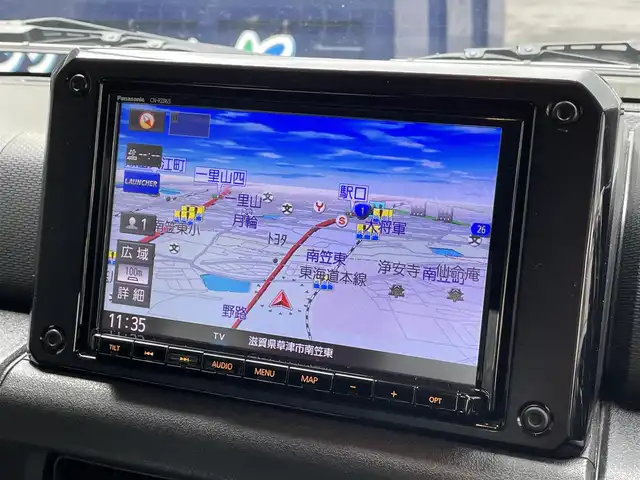 スズキ ジムニー XC 滋賀県 2021(令3)年 2万km ジャングルグリーン 純正8インチナビ/【Bluetooth/CD/DVD/フルセグTV】/バックカメラ/クルーズコントロール/レーンキープアシスト/衝突軽減ブレーキ/前後ドライブレコーダー/LEDヘッドライト/オートマチックハイビーム/D/Nシートヒーター/ヒルディセントコントロール/センターデフロック/ビルトインETC/純正フロアマット/プッシュスタート/スマートキー/ステアリングリモコン