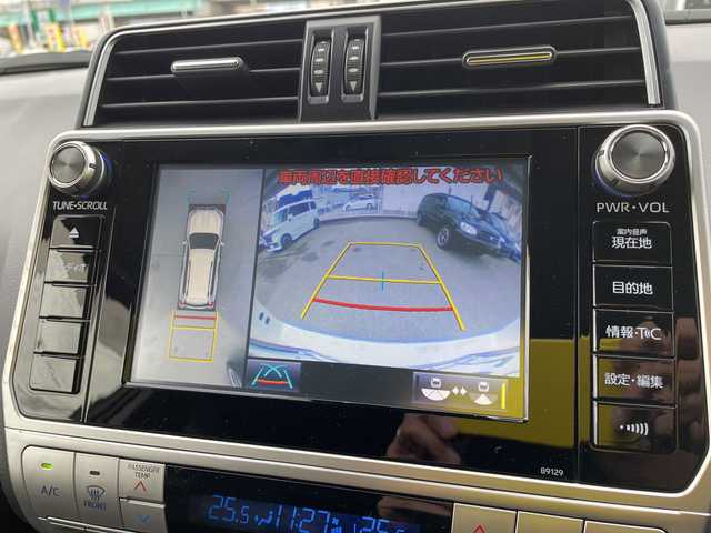 トヨタ ランドクルーザー プラド TX Lパッケージ 石川県 2019(令1)年 4.2万km パール ４ＷＤ　純正メーカーナビ　フルセグＴＶ　パノラマモニター　ＬＥＤヘッドライト　ＥＴＣ２．０　オプションアルミ　純正エアロ　黒革シート　シートヒーター＆クーラー　ガナドールマフラー　ドラレコ　保証書