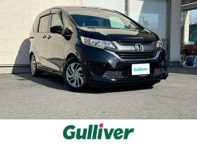 ホンダ フリード G ホンダセンシング 大阪府 2019(令1)年 3.8万km プレミアムスパークルブラックパール SDナビ フルセグTV CD DVD BT/バックカメラ/両側パワースライドドア/ビルトインETC/前後ドラレコ/スマートキー 2個/社外LEDヘッドライト/ビルトインETC/ステアリングリモコン/衝突被害軽減ブレーキ/レーダークルーズコントロール/レーンアシスト/誤発進抑制機能/横滑り防止/ステアリングリモコン/取説 ナビ取説/禁煙車