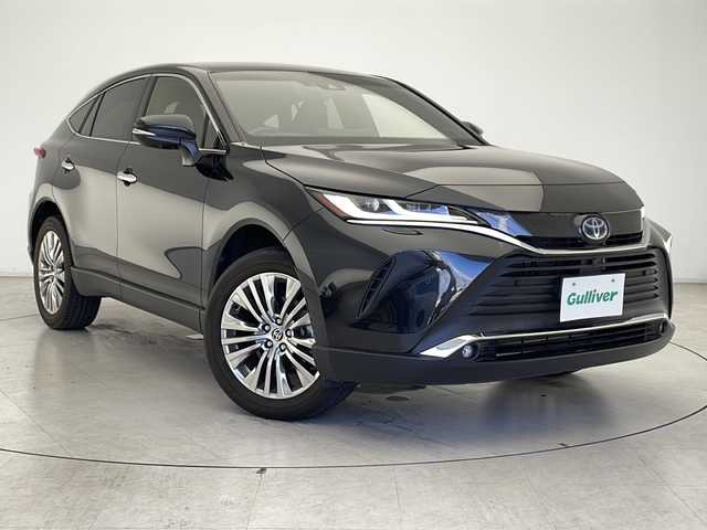トヨタ ハリアー ハイブリッド Z 千葉県 2020(令2)年 2.8万km プレシャスブラックパール 純正ディスプレイオーディオ/　　ナビ/フルセグ/BT/AM/FM/Miracast/JBLサラウンド/トヨタセーフティセンス/ プリクラッシュセーフティ/ レーントレーシングアシスト/ レーンディパーチャーアラート/ ロードサインアシスト/ レーダークルーズコントロール/ オートマチックハイビーム/ リアクロストラフィックアラート/ ブラインドスポットモニター/パノラミックビューモニター/ビルトインETC2.0/デジタルインナーミラー/パワーバックドア/運転席パワーシート/ハーフレザー シート/純正19インチAW/純正フロアマット/革巻きステアリング/ステアリングリモコン/電子パーキング/オートブレーキホールド/プッシュスタート/スマートキー
