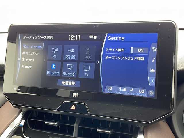 トヨタ ハリアー ハイブリッド Z 千葉県 2020(令2)年 2.8万km プレシャスブラックパール 純正ディスプレイオーディオ/　　ナビ/フルセグ/BT/AM/FM/Miracast/JBLサラウンド/トヨタセーフティセンス/ プリクラッシュセーフティ/ レーントレーシングアシスト/ レーンディパーチャーアラート/ ロードサインアシスト/ レーダークルーズコントロール/ オートマチックハイビーム/ リアクロストラフィックアラート/ ブラインドスポットモニター/パノラミックビューモニター/ビルトインETC2.0/デジタルインナーミラー/パワーバックドア/運転席パワーシート/ハーフレザー シート/純正19インチAW/純正フロアマット/革巻きステアリング/ステアリングリモコン/電子パーキング/オートブレーキホールド/プッシュスタート/スマートキー