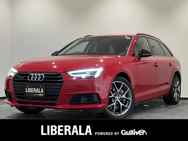 アウディ Ａ４ アバント 2.0TFSIクワトロスポーツ 新潟県 2018(平30)年 3.7万km 赤 Audiプレセンスベーシック/アダプティブクルーズコントロール/ラグジュアリーパッケージ/・デコラティブパネルウォルナットブラウン/・LEDヘッドライト/・LEDリヤコンビネーションライト/・LEDインテリアライティング/・パーシャルレザー/・シートヒーター/ブラックグロススタイリングパッケージ/・ブラックルーフレール/・エクステリアミラーハウジングブラック/バーチャルコクピット/MMIナビゲーション/・フルセグTV/・Bluetooth/CD/DVD/USB/AUX/・スマートフォンインターフェイス/ヒーティング/エアコンディショニングシステム/・オートマチックエアコンディショナー/・３ゾーンオートマチックエアコンディショナー/プライバシーガラス