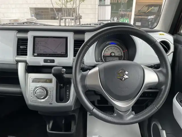 スズキ ハスラー X 石川県 2014(平26)年 4.4万km フェニックスレッドパール/ブルーイッシュブラックパール 社外メモリーナビ/CD/ワンセグTV/オートライト/ETC/スマートキー/プッシュスタート/電動ミラー/レーダーブレーキ/シートヒーター/オートエアコン/ベンチシート