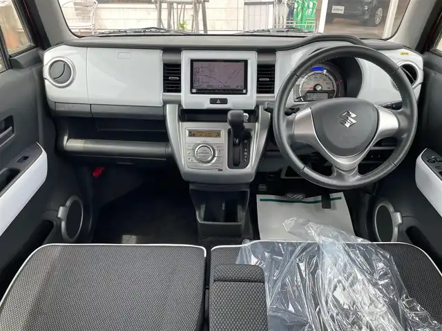 スズキ ハスラー X 石川県 2014(平26)年 4.4万km フェニックスレッドパール/ブルーイッシュブラックパール 社外メモリーナビ/CD/ワンセグTV/オートライト/ETC/スマートキー/プッシュスタート/電動ミラー/レーダーブレーキ/シートヒーター/オートエアコン/ベンチシート