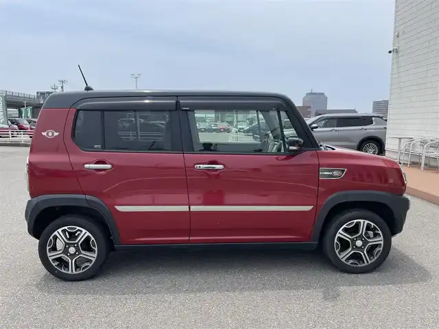 スズキ ハスラー X 石川県 2014(平26)年 4.4万km フェニックスレッドパール/ブルーイッシュブラックパール 社外メモリーナビ/CD/ワンセグTV/オートライト/ETC/スマートキー/プッシュスタート/電動ミラー/レーダーブレーキ/シートヒーター/オートエアコン/ベンチシート