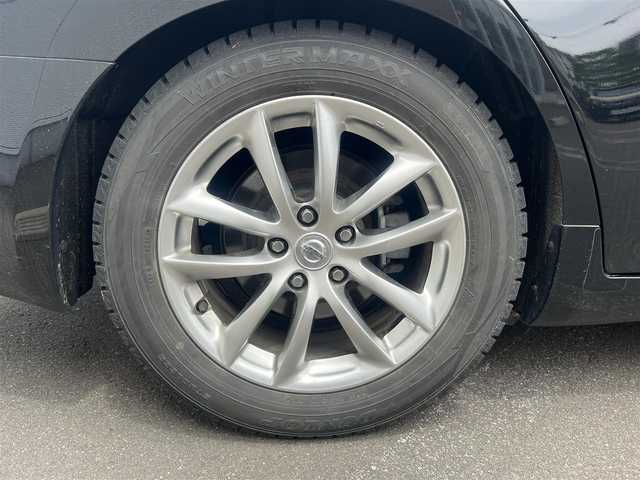 日産 スカイライン 250GT FOUR 秋田県 2008(平20)年 14.8万km スーパーブラック ４WD/純正オーディオ（AM/FM/CD)/純正アルミ/純正エアロパーツ/スマートキー/MTモード付AT/前席パワーシート/純正エンジンスターター/ETC/オートライト/オートエアコン/パワーステアリング/パワーウィンドウ/盗難防止装置/電動格納ウィンカーミラー/保証書/取扱説明書/記録簿