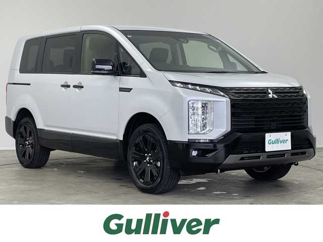 三菱 デリカＤ：５ シャモニー 埼玉県 2025(令7)年 0.1千km パールⅡ 登録済未使用車　/４ＷＤ　/マルチアラウンドモニター　/ＢＳＭ　/レーダークルーズコントロール　/両側パワースライドドア　/シートヒーター　/ステアリングヒーター　/純正アルミホイール　/スマートキー　/ＬＥＤヘッドライ