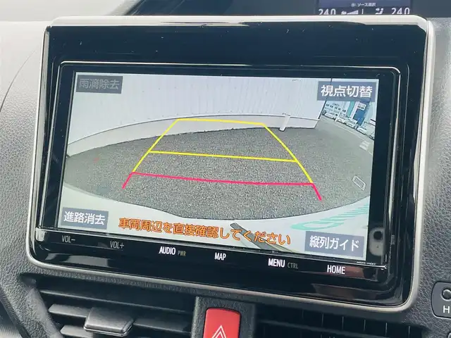 トヨタ ノア Si ダブルバイビーⅡ 熊本県 2019(令1)年 7.7万km ラグジュアリーホワイトパールクリスタルシャインガラスフレーク 純正ナビ/（BT/CD/DVD/AM/FM)/フルセグTV/バックカメラ/前後ドラレコ/ビルトインETC/トヨタセーフティーセンス/・パーキングサポートブレーキ/・プリクラッシュセーフティー/・クリアランスソナー/・レーンディパーチャーアラート/・先行車発進お知らせ機能/・オートハイビーム/横滑り防止/クルーズコントロール/両側パワースライドドア/ハーフレザーシート/革巻きステアリング/・ステアリングリモコン/プッシュスタート/・スマートキー/・アイドリングストップ/オートライト/・LEDヘッドライトフォグライト/純正ドアバイザー/社外フロアマット/後席サンシェード